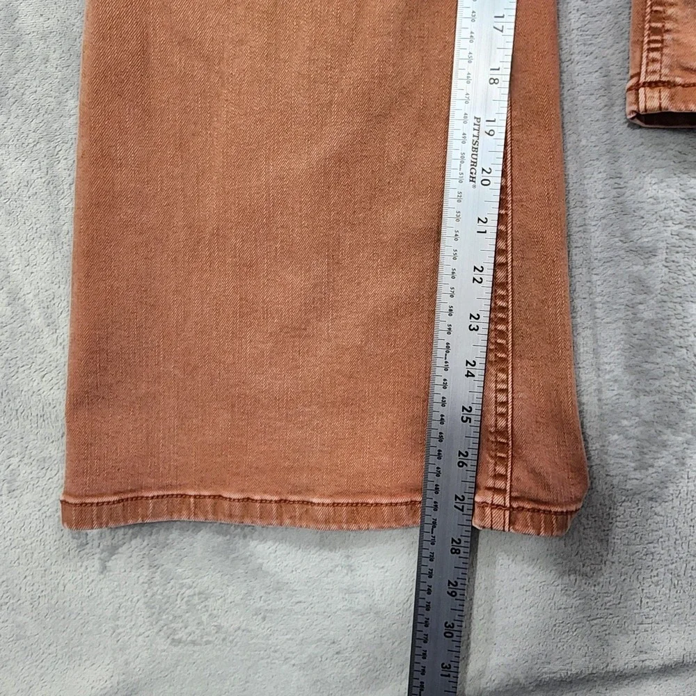 Maurices M Jeans Womens 18W SHORT Brown Sculptress High Rise Flare Stretch_11